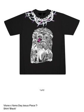VLONE X YAMS Jesus Piece x ASAP T-Shirt